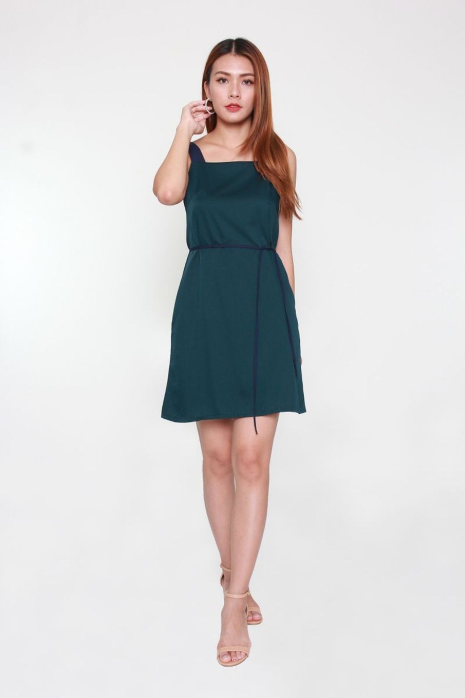 Dresses VERITAJOY | Bertina Colorblock Mini Dress In Sacramento