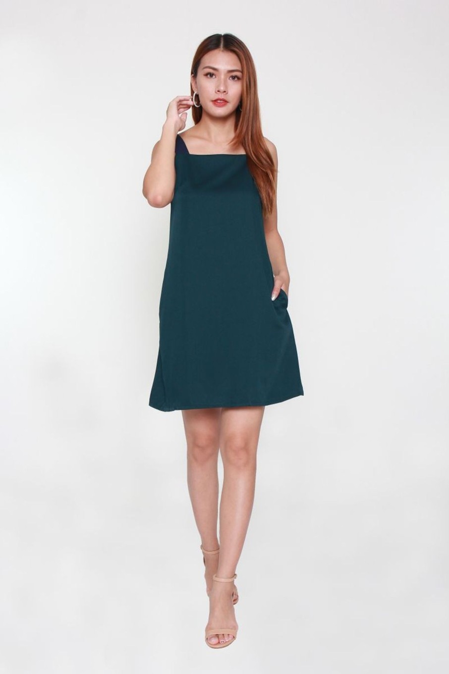 Dresses VERITAJOY | Bertina Colorblock Mini Dress In Sacramento