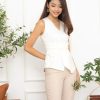 Tops VERITAJOY | Sonoma Knot Top In White