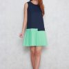 Dresses VERITAJOY | Alivia Pleated Mini Dress In Mint