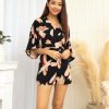 One-Piece VERITAJOY | Kimi Kimono Romper In Black